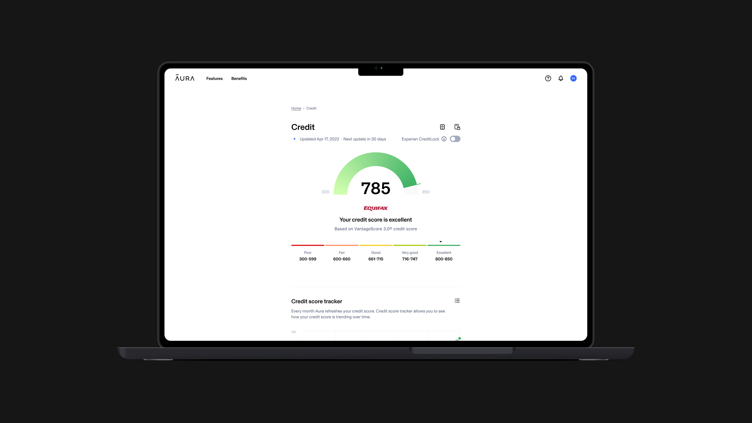Aura — desktop credit