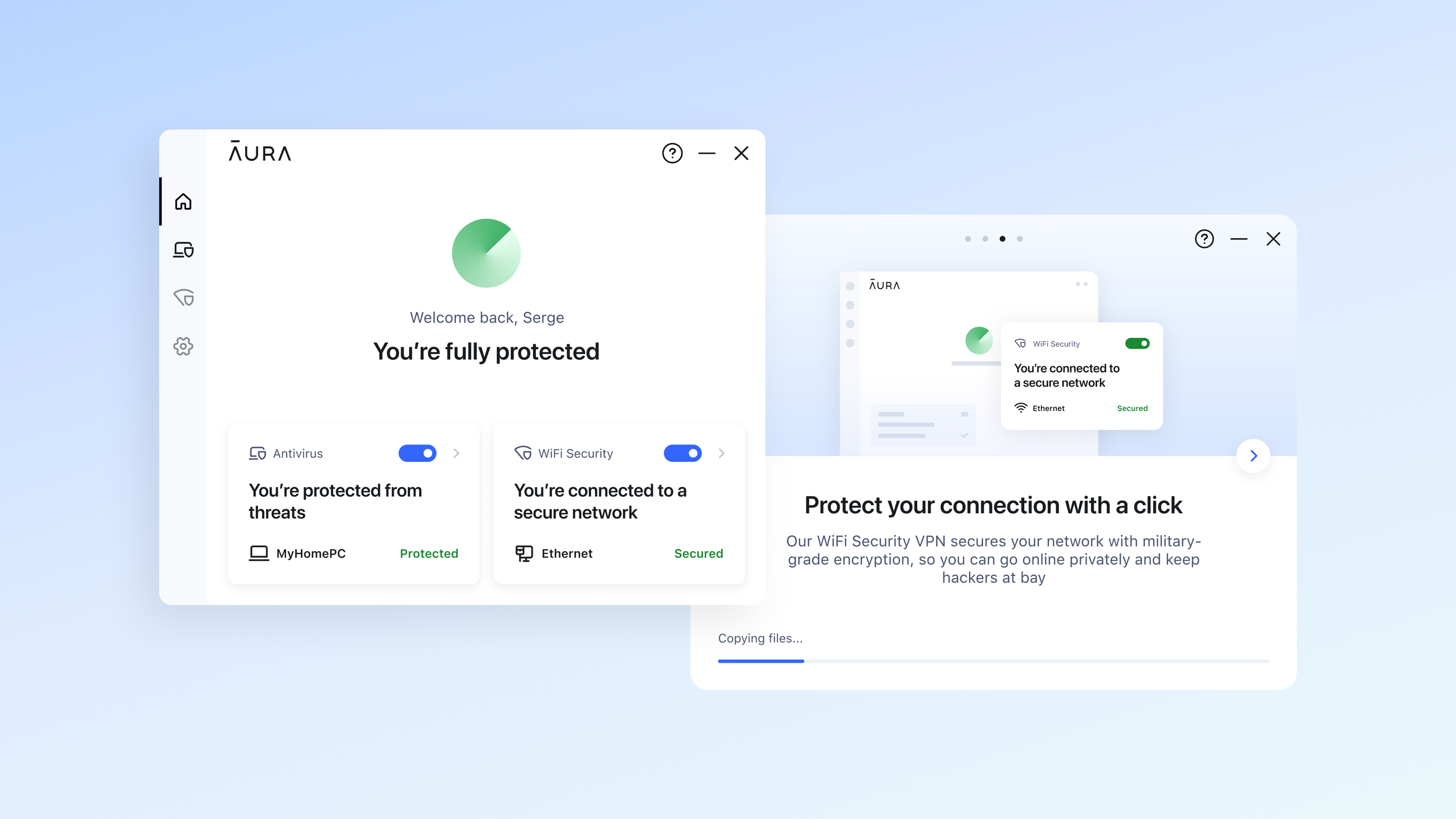 Aura — multi-platform experience
